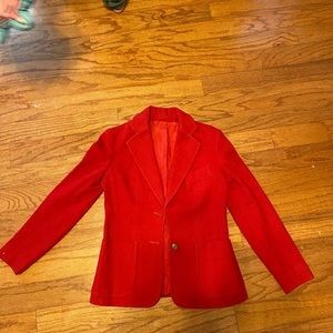 Red blazer
